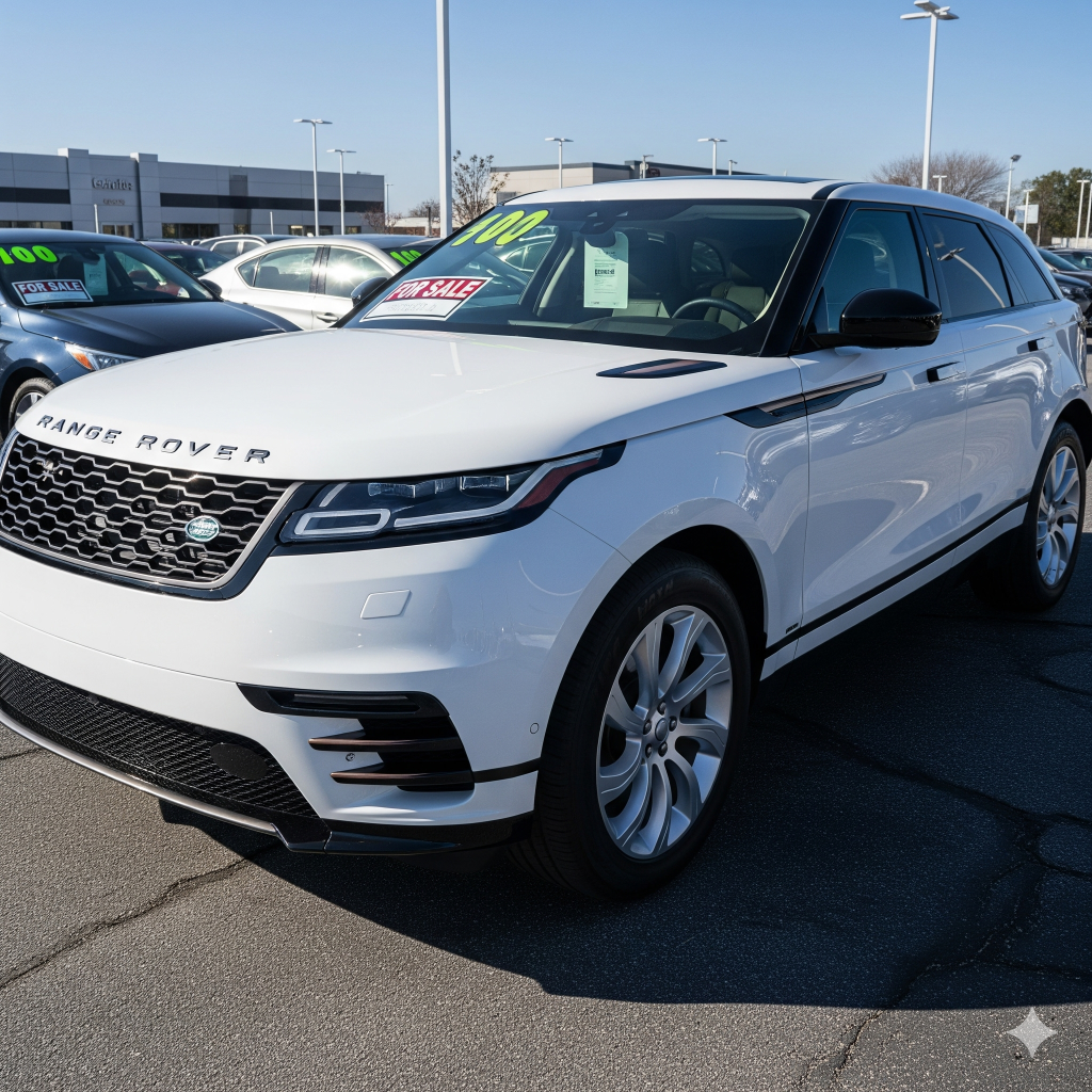 white range rover velar for sale